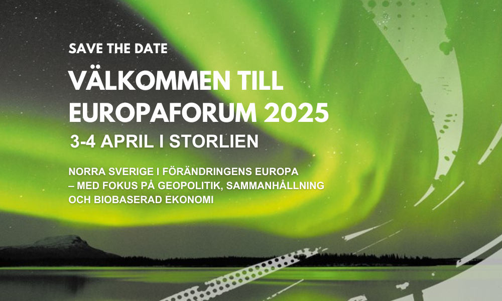 Välkommen till Europaforum 2025 – 3–4 april i Storlien